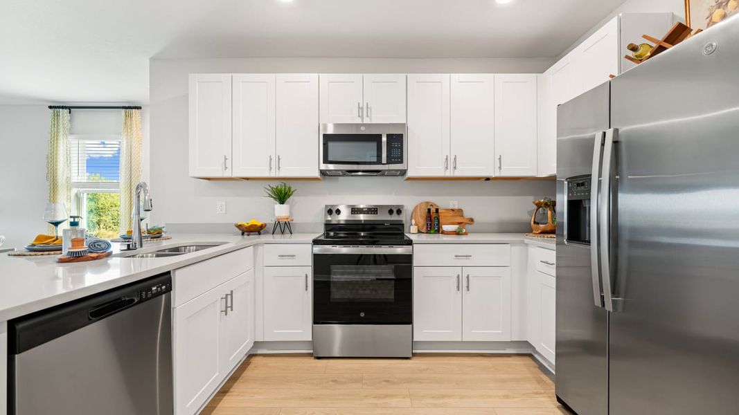 Furnished interior in a model home at Marion Creek in Haines City (Image 37).