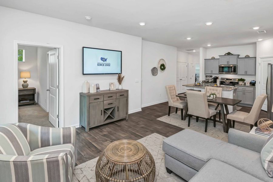 Furnished interior in a model home at Willow Commons in Lugoff (Image 20).