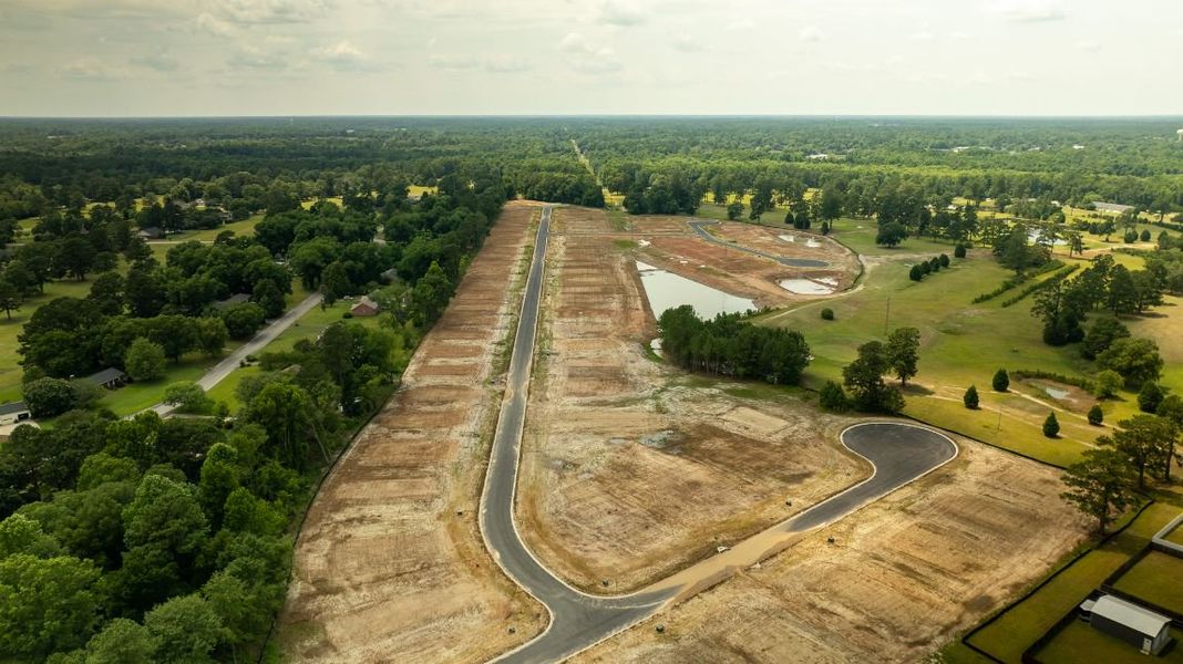 Site preparation and early development at Huggins Hill in Manning, SC (Image 24).