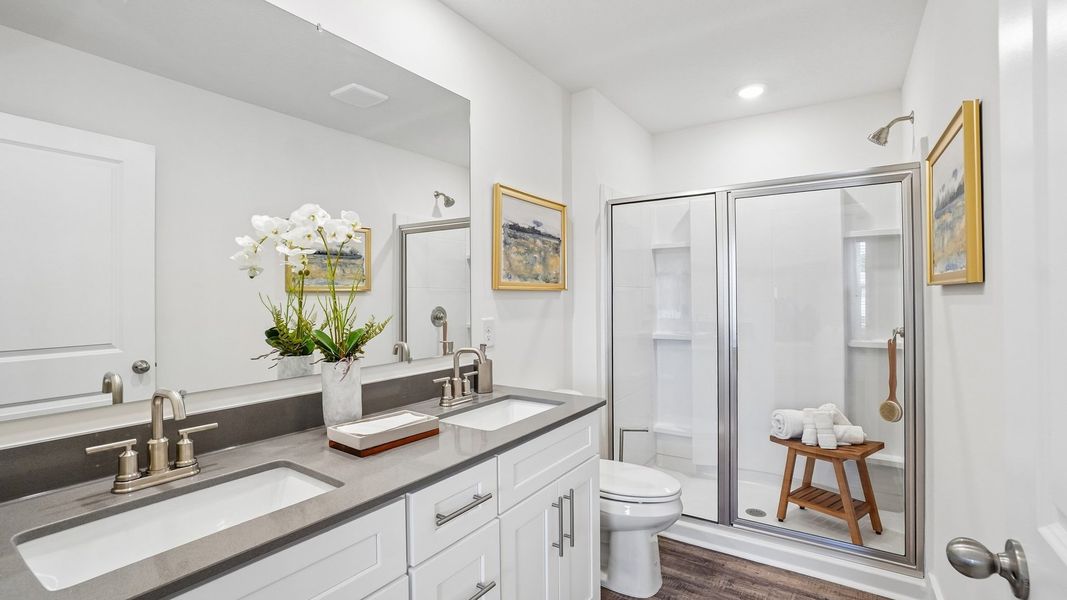 Furnished interior in a model home at Fieldcrest Acres Townhomes in Blountville (Image 19). Furnished interior in a model home at Fieldcrest Acres Townhomes in Blountville (Image 19).
