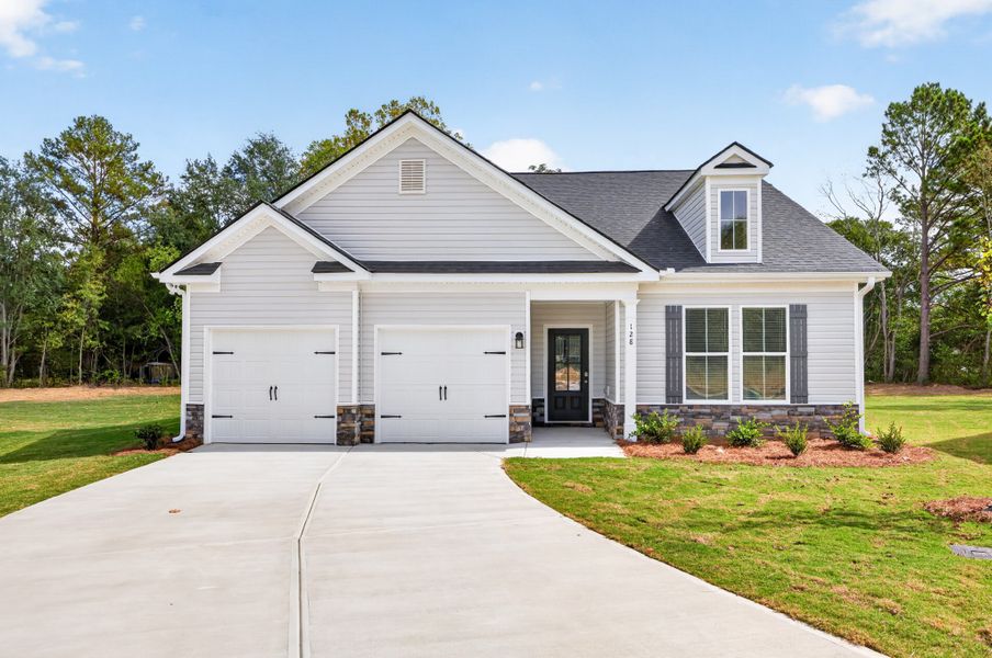 Front exterior of a home in the Robins Estates community, located in Warner Robins, GA (Image 17). Front exterior of a home in the Robins Estates community, located in Warner Robins, GA (Image 17).