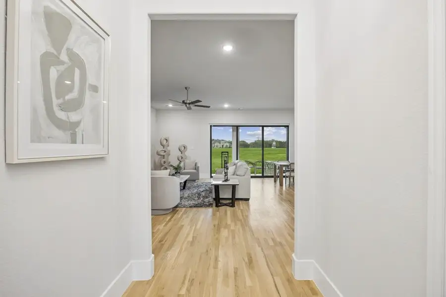 Furnished interior in a model home at Coppenger Place in Godley (Image 31).
