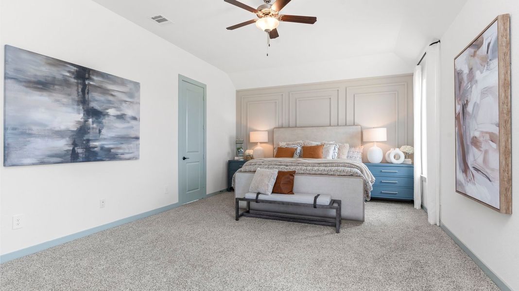 Furnished interior in a model home at Alexander in Pearland (Image 16).