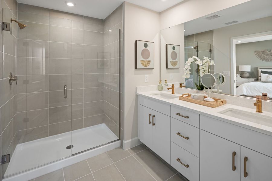Furnished interior in a model home at Meadowlark Landing in Apopka (Image 47).