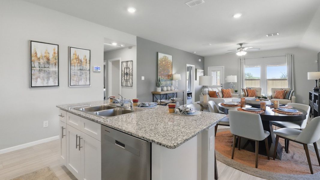 Furnished interior in a model home at Sandy Beach in Azle (Image 14). Furnished interior in a model home at Sandy Beach in Azle (Image 14).