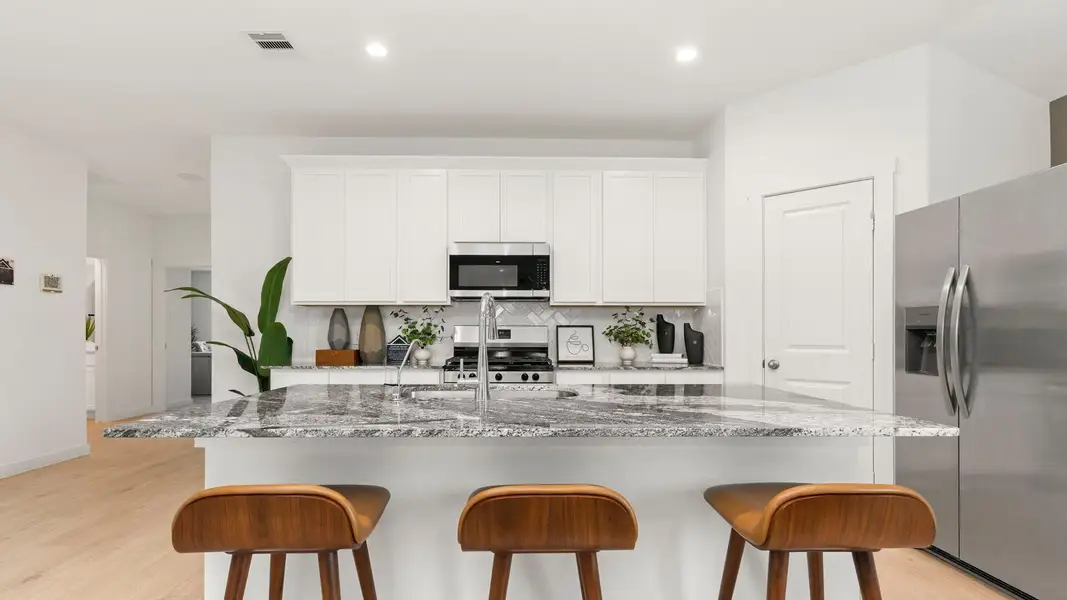 Furnished interior in a model home at Sorrento in Richmond (Image 6).