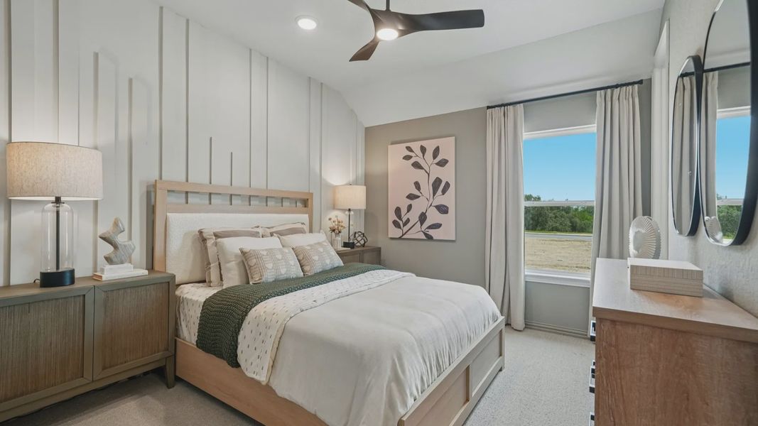 Furnished interior in a model home at Prominence in San Antonio (Image 19). Furnished interior in a model home at Prominence in San Antonio (Image 19).