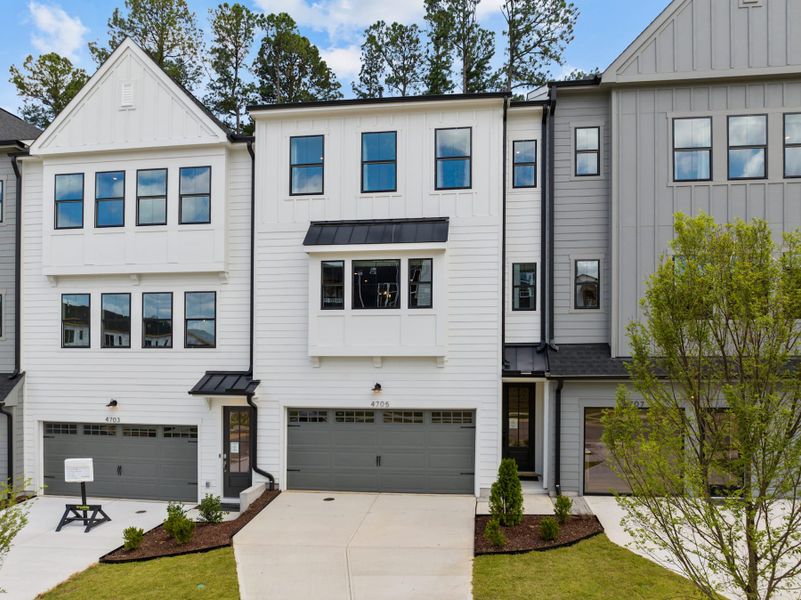 Front exterior of a home in the Elm Park community, located in Raleigh, NC (Image 2). Front exterior of a home in the Elm Park community, located in Raleigh, NC (Image 2).