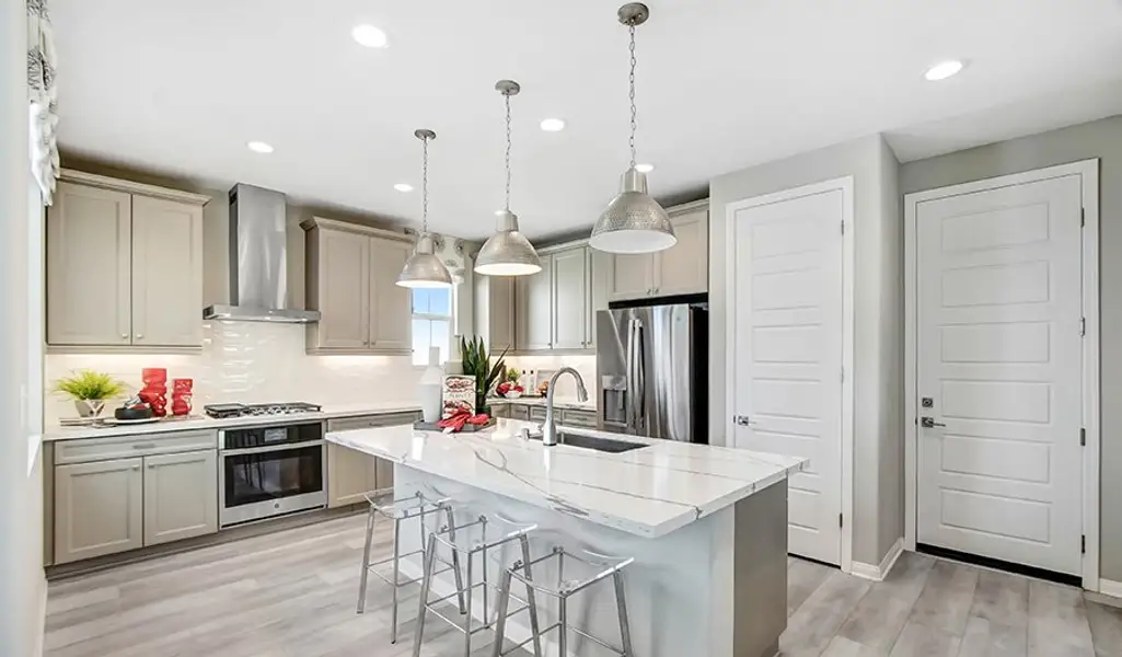 Furnished interior in a model home at Fusion at Avalon Crossing in Mesa (Image 6).