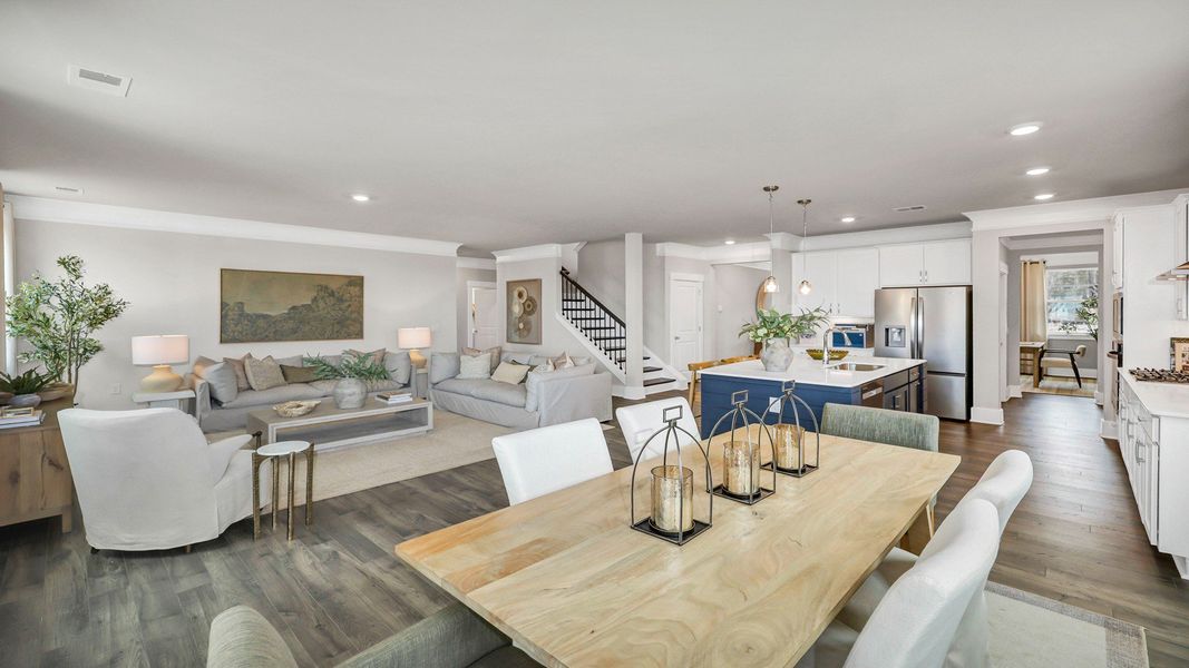 Furnished interior in a model home at Livingston Woods in Irmo (Image 26). Furnished interior in a model home at Livingston Woods in Irmo (Image 26).