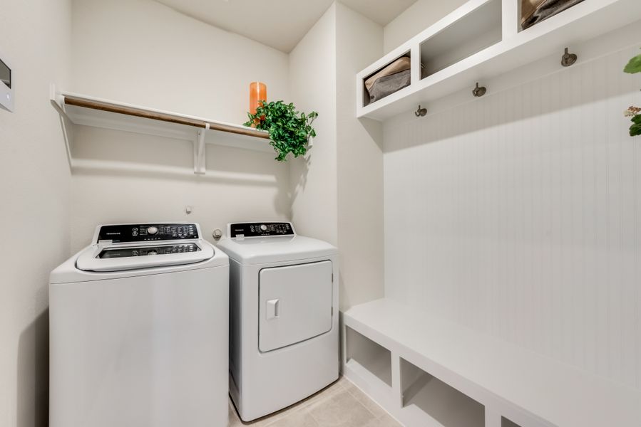 Furnished interior in a model home at Green Meadows in Anna (Image 26).