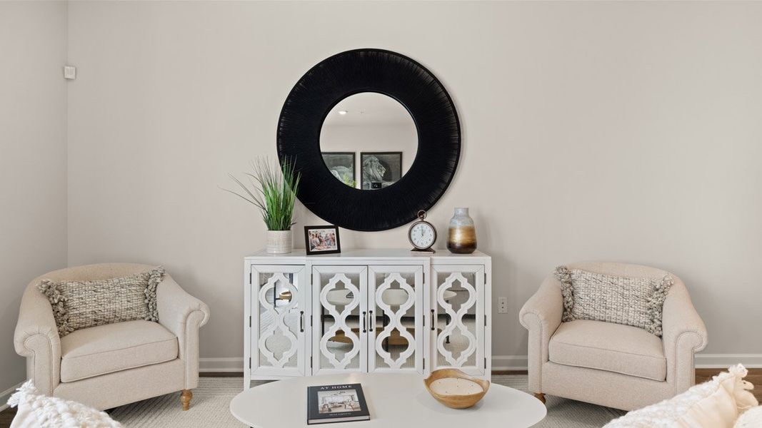 Furnished interior in a model home at The Reserve at North Bridges in McDonough (Image 5).