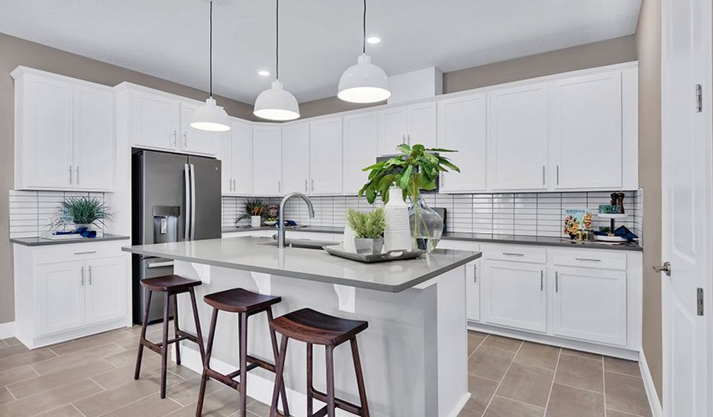 Furnished interior in a model home at Seasons at Aurora Oaks in Ocala (Image 6).