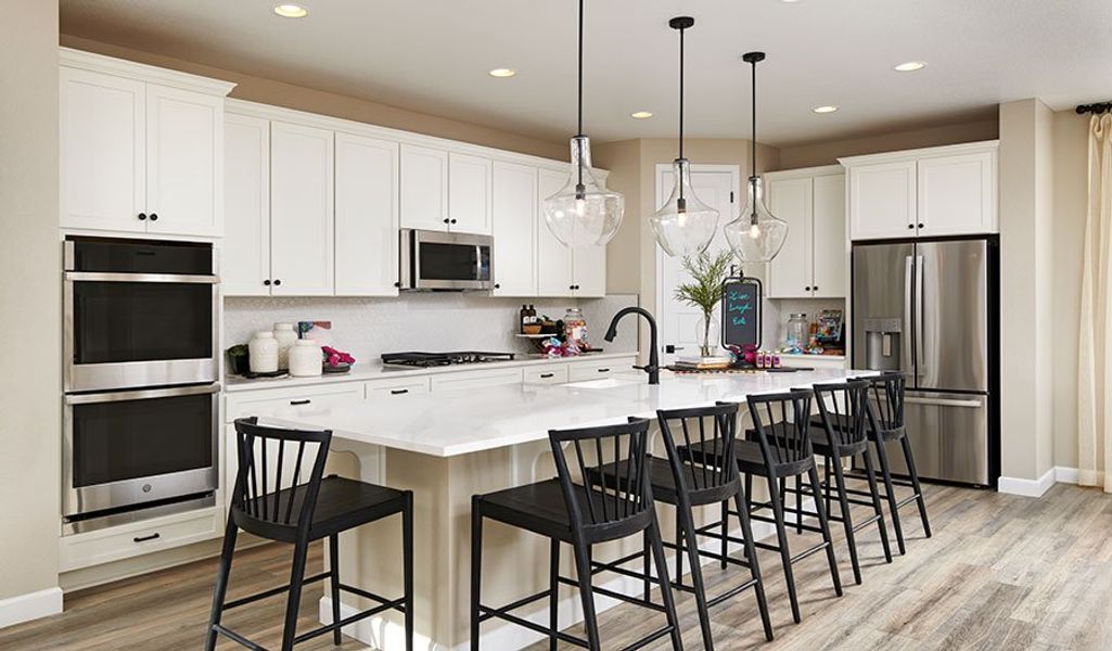 Furnished interior in a model home at Maple Ridge in Palmetto (Image 1). Furnished interior in a model home at Maple Ridge in Palmetto (Image 1).