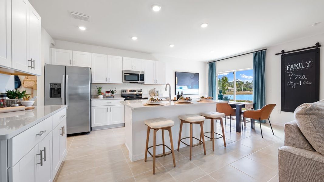 Furnished interior in a model home at Solena in North Fort Myers (Image 10).