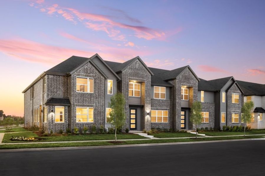Front exterior of a home in the Mosaic community, located in Prosper, TX (Image 4). Front exterior of a home in the Mosaic community, located in Prosper, TX (Image 4).