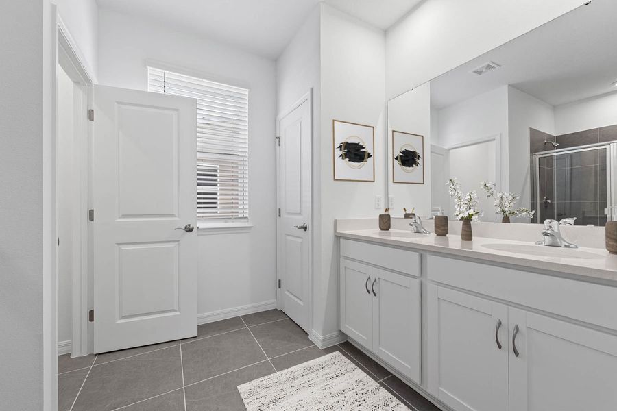 Dual Vanity Primary Bathroom