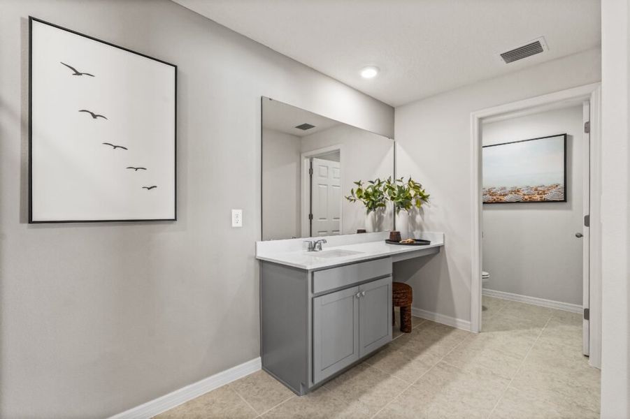 Furnished interior in a model home at Palm Coast in Palm Coast (Image 45).