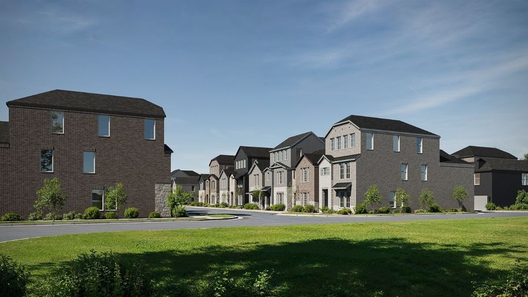 Front exterior of a home in the Waterbend community, located in Euless, TX (Image 9).