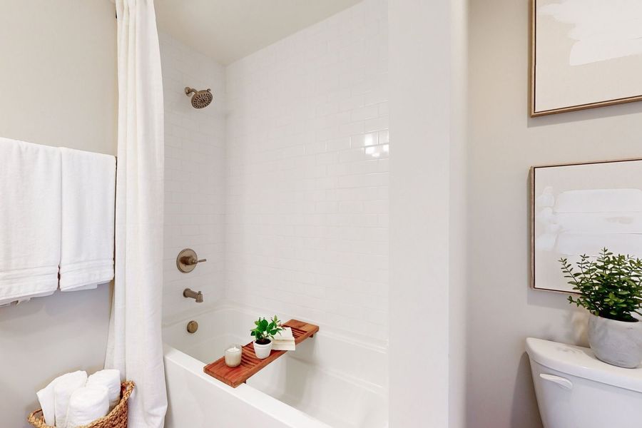 Furnished interior in a model home at Dry Creek Village in Goodlettsville (Image 7).