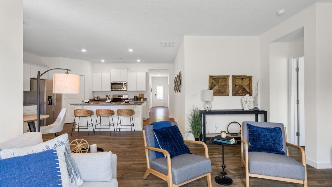 Furnished interior in a model home at Hillcrest Landing in McDonald (Image 25).