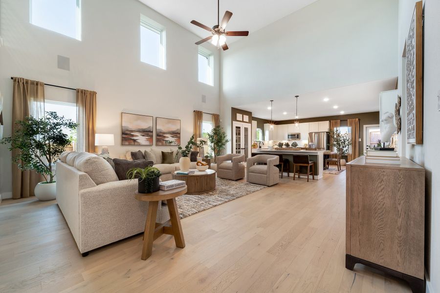 Furnished interior in a model home at The Reserve at Huntsville in Huntsville (Image 6).