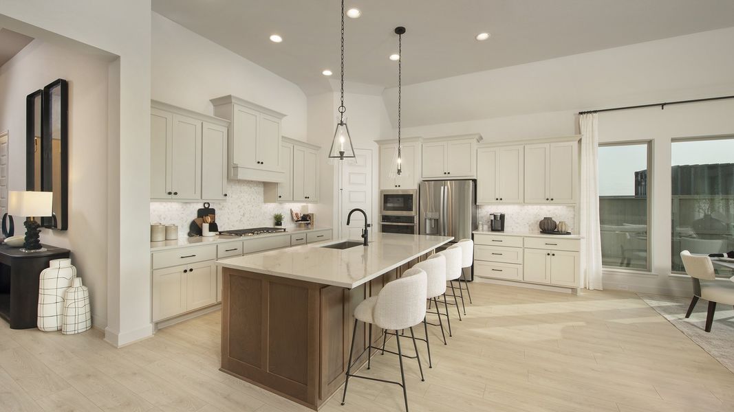 Furnished interior in a model home at Revera 50' in Richmond (Image 8).