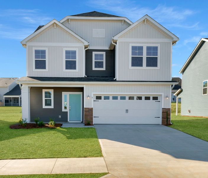 Front exterior of a home in the Holly Ridge community, located in Greenville, SC (Image 24).