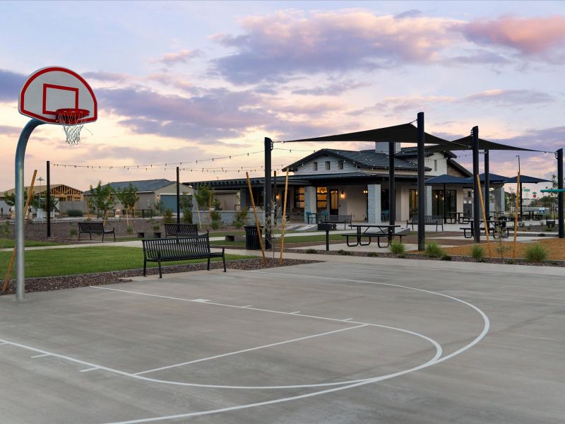 Community Basketball Court at Bella Vista Trails