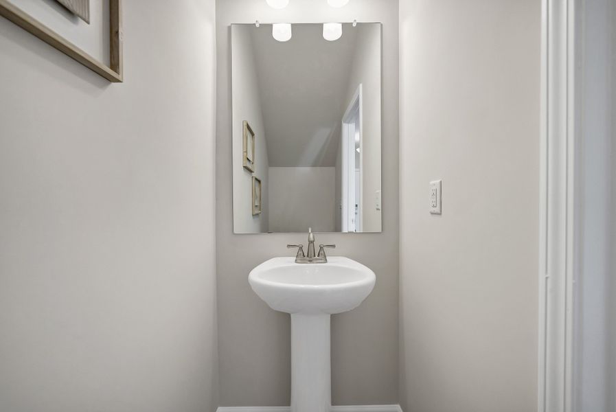 Furnished interior in a model home at Percival Village in Columbia (Image 17).