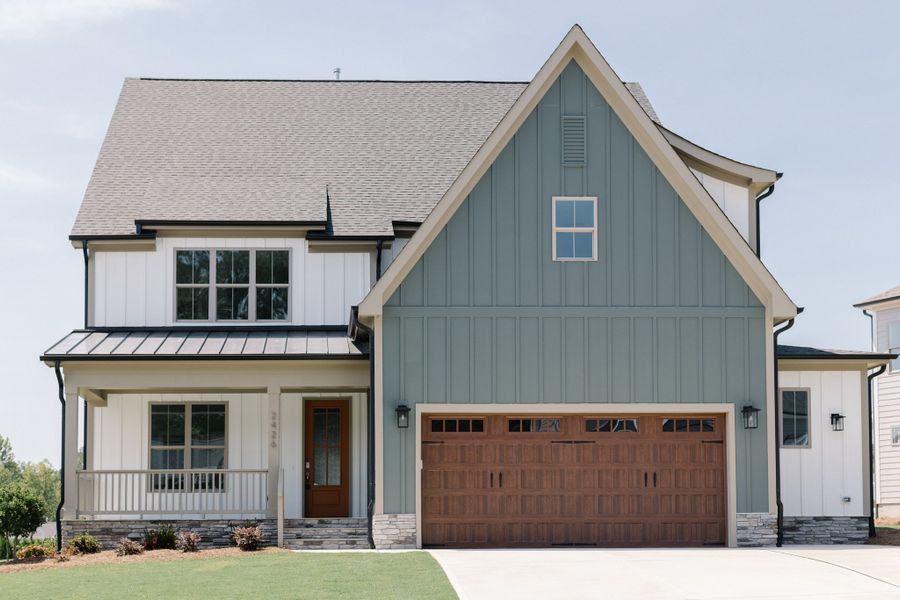 Front exterior of a home in the Forest Bluff Estates community, located in Fuquay Varina, NC (Image 2). Front exterior of a home in the Forest Bluff Estates community, located in Fuquay Varina, NC (Image 2).