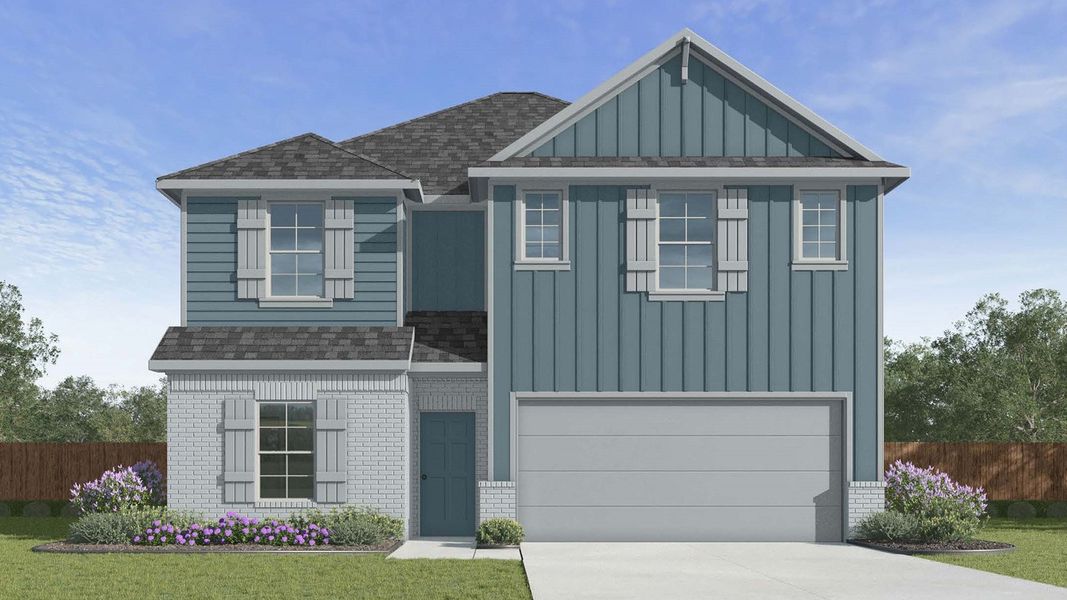 Front exterior of a home in the Highland Village community, located in Nome, TX (Image 10). Front exterior of a home in the Highland Village community, located in Nome, TX (Image 10).