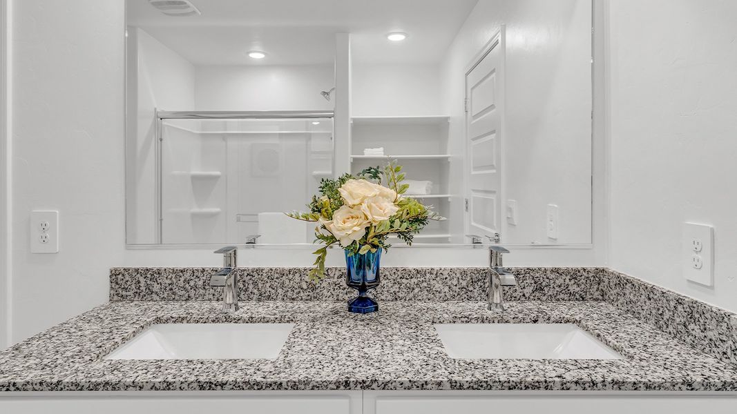 Furnished interior in a model home at Blackhawk in Tucson (Image 38).