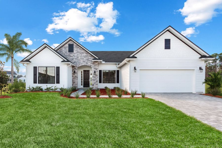 Front exterior of a home in the Katie Cove community, located in Jacksonville, FL (Image 10).