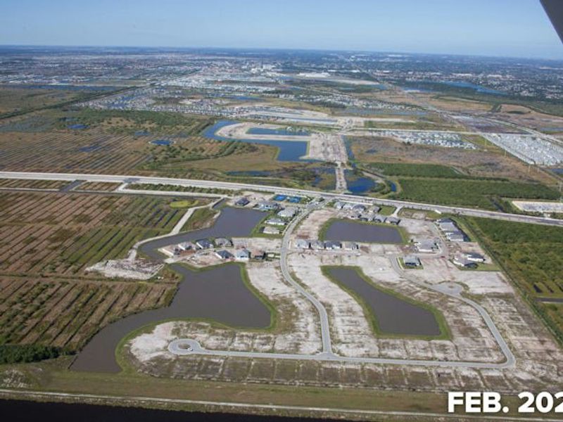 Site preparation and early development at BELTERRA in Port St. Lucie, FL (Image 103).