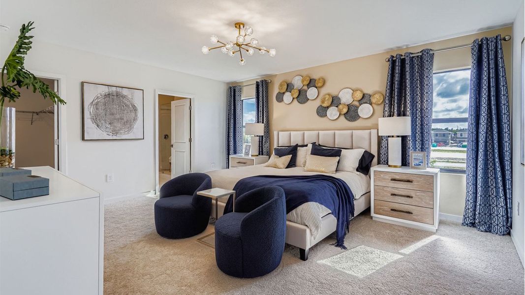 Furnished interior in a model home at Baywood II in Florida City (Image 20).