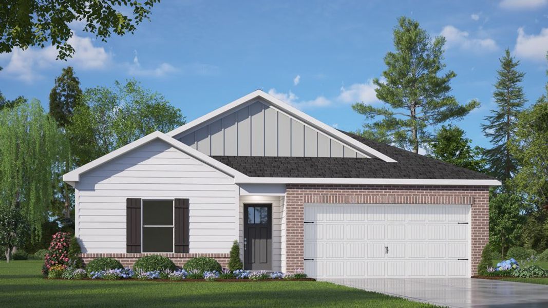 Front exterior of a home in the The Villas at Laurel Oaks community, located in Sanford, NC (Image 3).