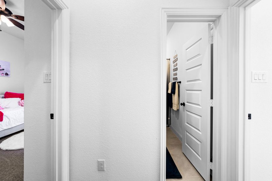 Furnished interior in a model home at Forest Ridge Estates in Greenville (Image 20).