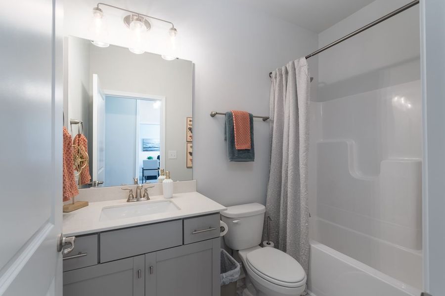 Furnished interior in a model home at McNeely Farms in Mount Ulla (Image 7).