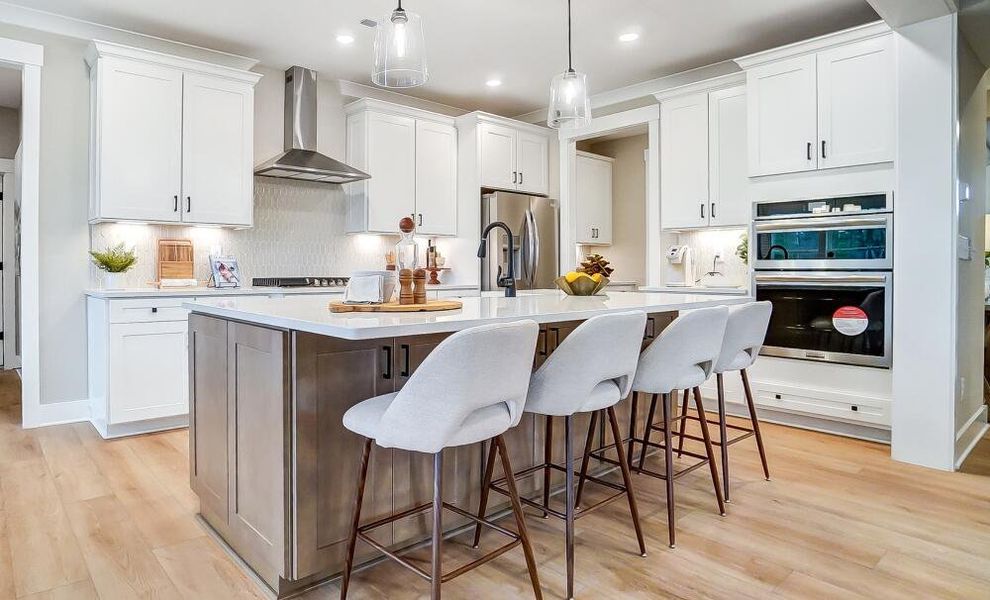 Furnished interior in a model home at Ferry Grove in Lexington (Image 6).