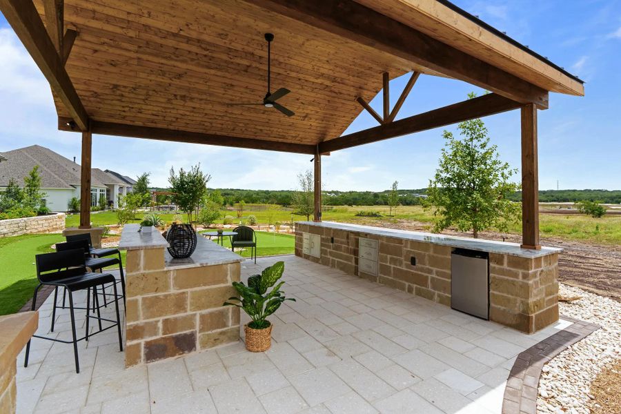 The Gracelyn Outdoor Living Area