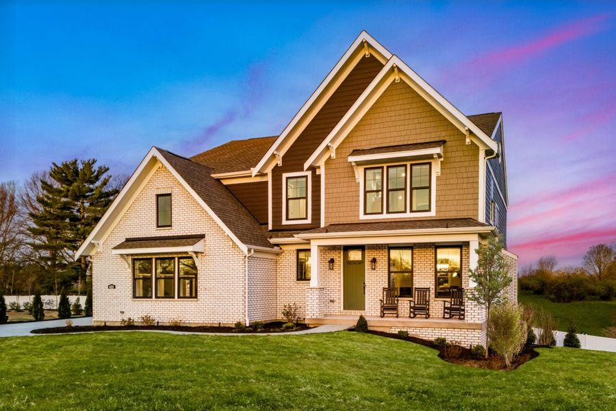Front exterior of a home in the Hidden Fields community, located in Hoschton, GA (Image 13).