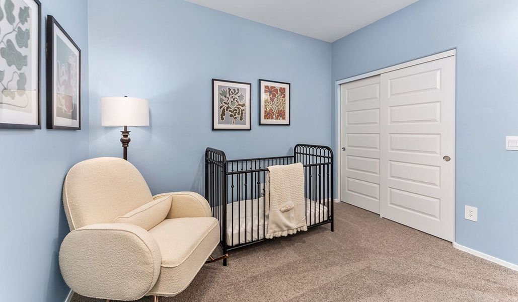 Furnished interior in a model home at Coronet at Gladden Farms in Marana (Image 65).
