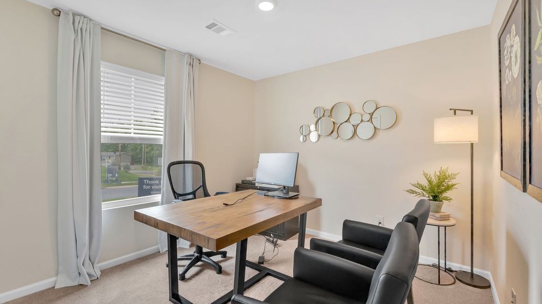 Furnished interior in a model home at Clearwater Springs in Johnson City (Image 17).