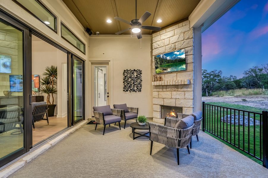 Exterior details of a home in Clearwater Ranch, Liberty Hill (Image 24).