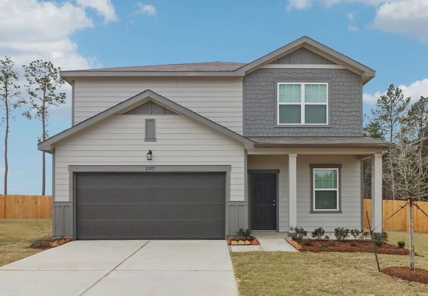 Front exterior of a home in the Williams Landing community, located in Waller, TX (Image 4).