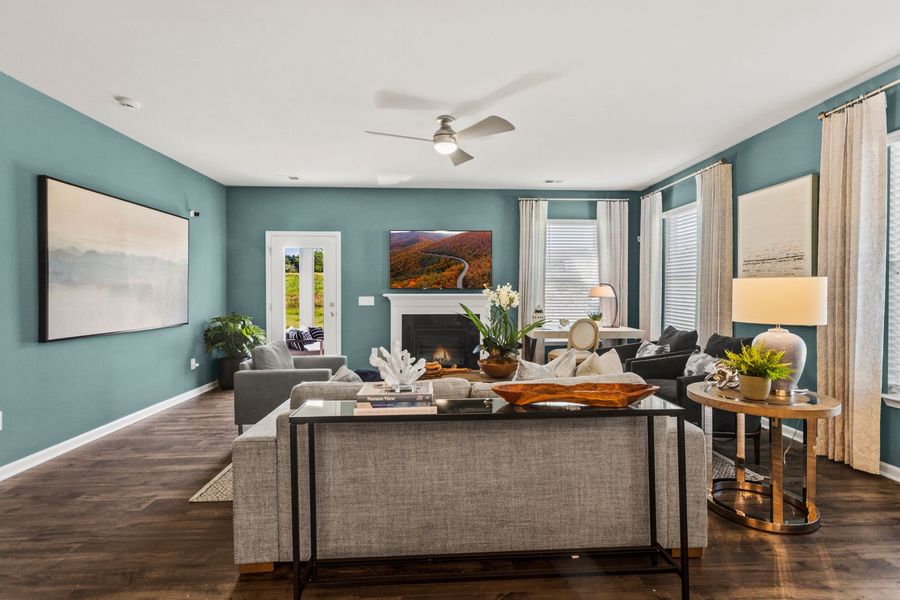 Optional Fireplace in Family Room