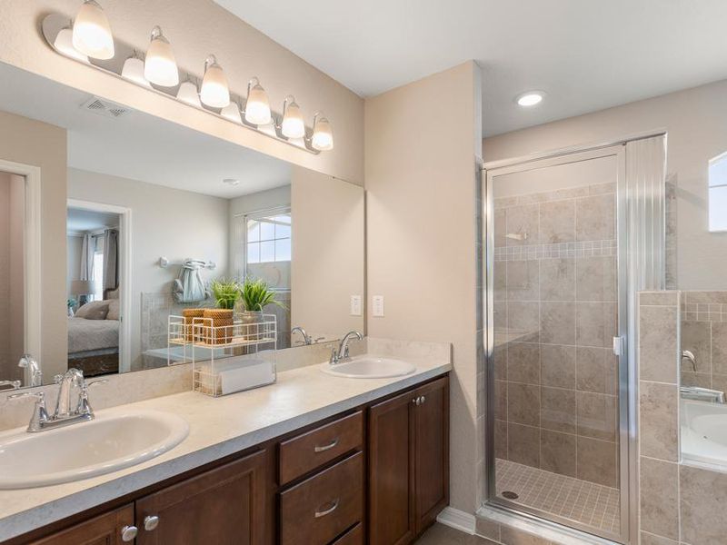 Your suite is complete with a private en-suite bath - Parker model home in Ocala, FL