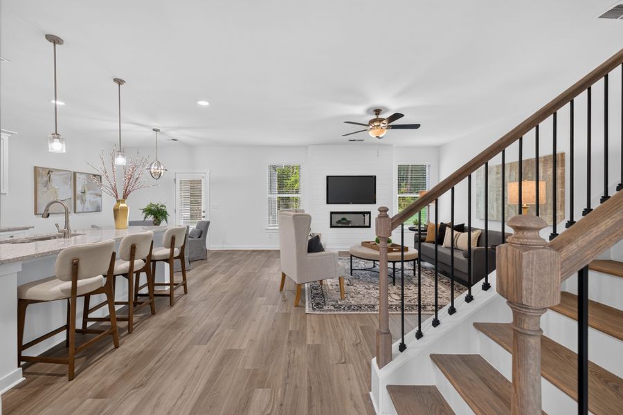 Furnished interior in a model home at Red Bird Manor in Jefferson (Image 8).