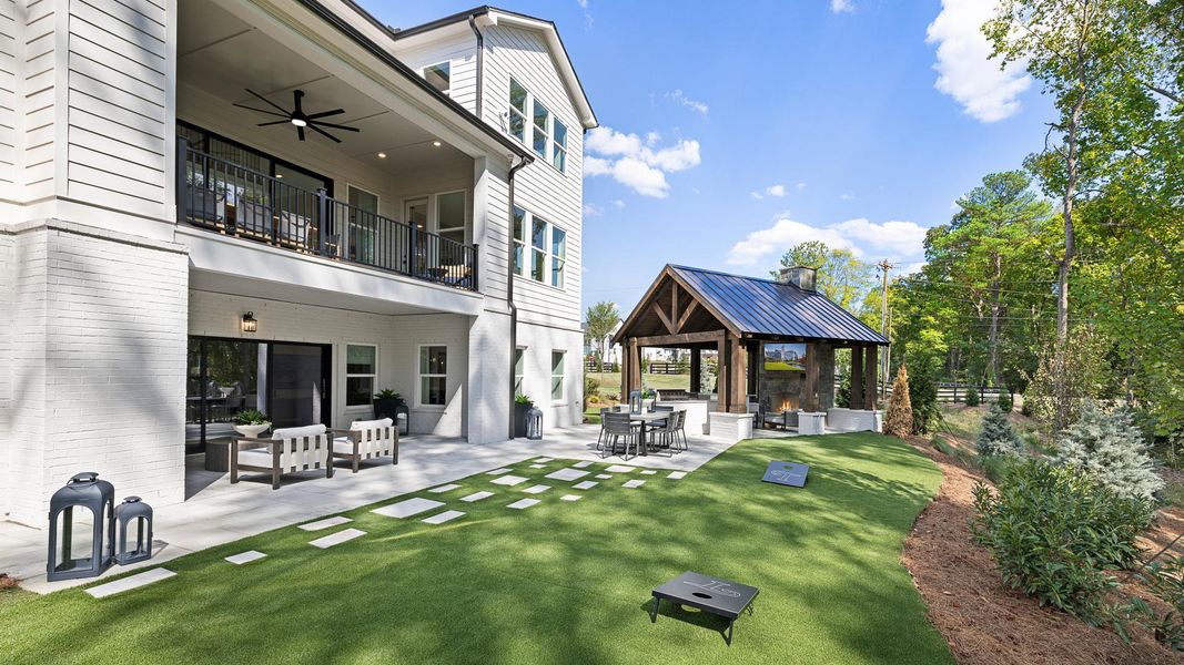 Optional second level balconies